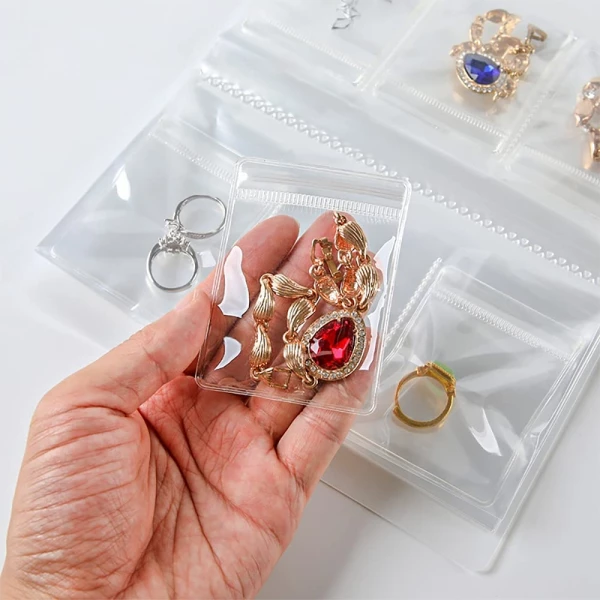 Transparent Jewelry Book Organizer Set