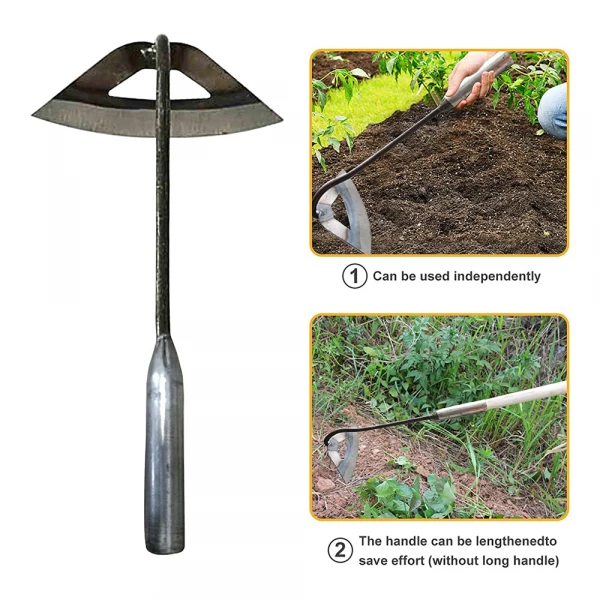 All Steel Hollow Hoe For Gardening