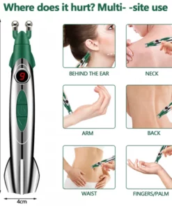 Meridian Electric Massage Pen for Pain Relief & Circulation Therapy