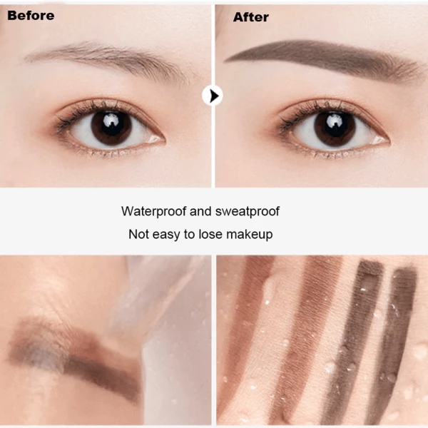 Waterproof Eyebrow Makeup Stamp Kit