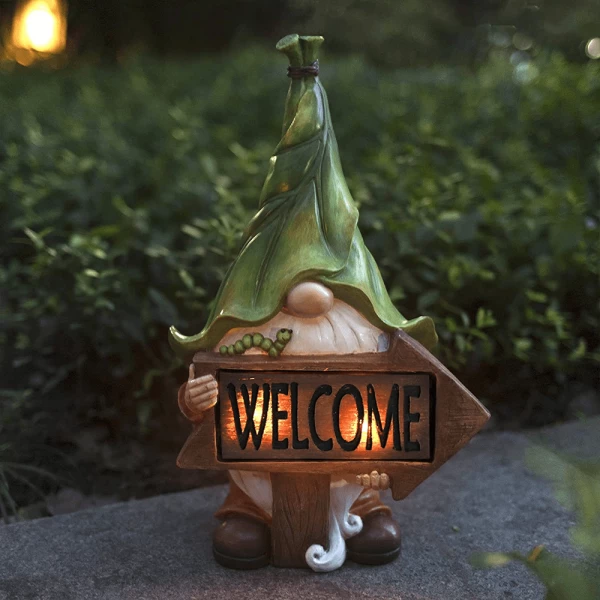 Gnome Solar Lights For Garden