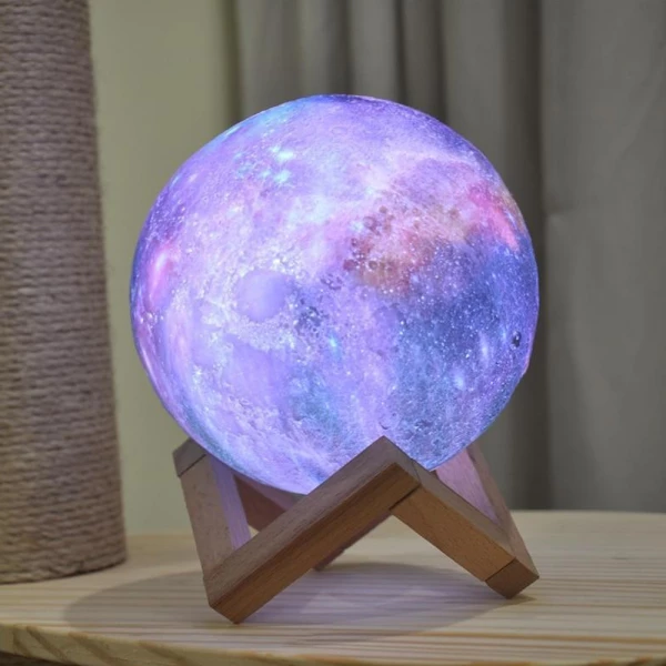 Galaxy Moon Lamp