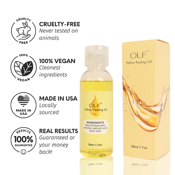 OLF Natural Spots Whitening Yellow Peeling Oil (50ml, 1.7oz)