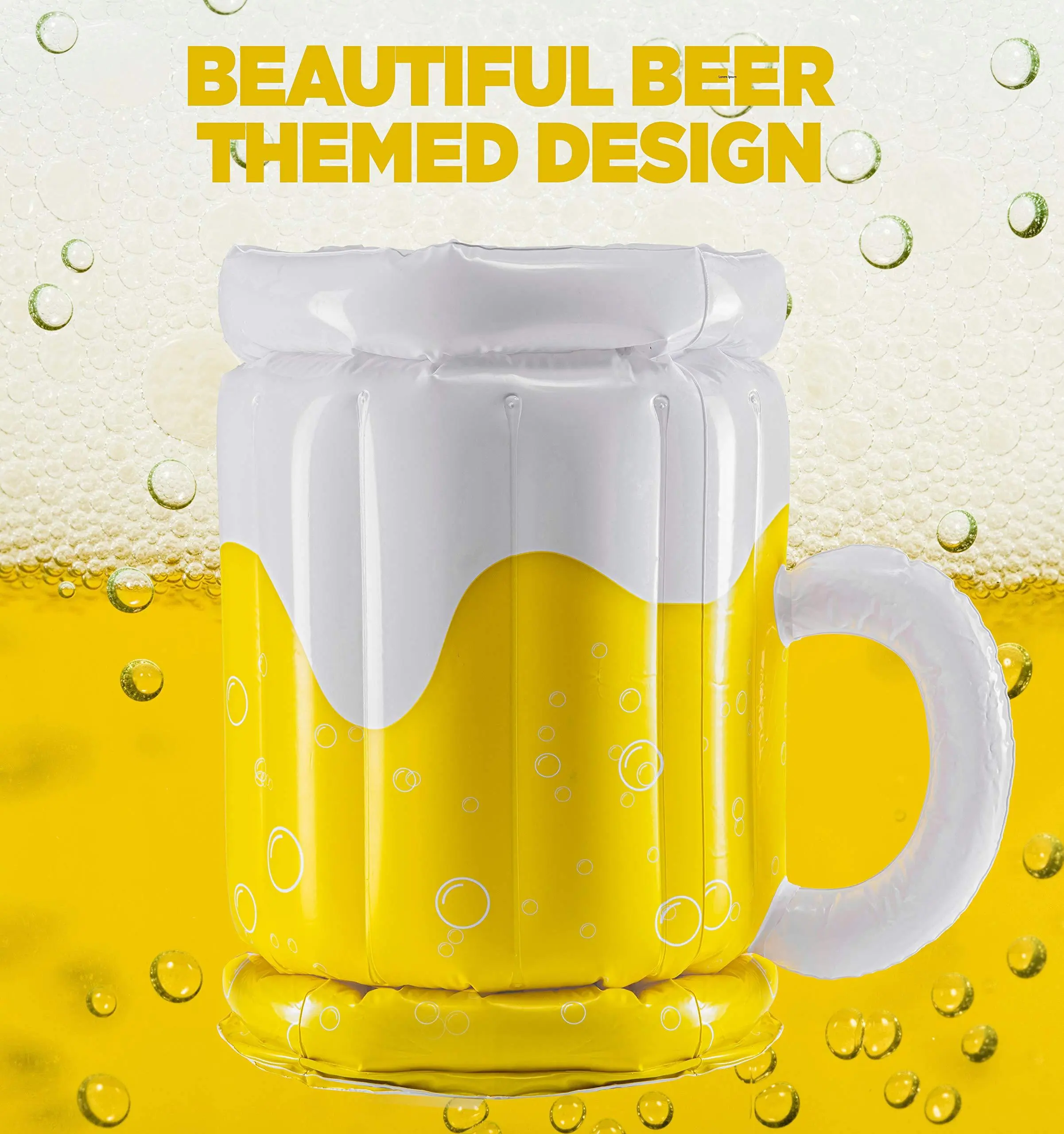 Large Inflatable Beer Mug Cooler