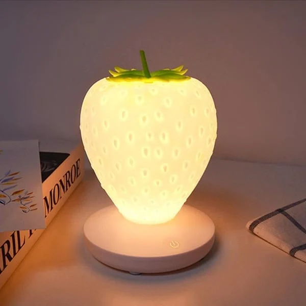 Strawberry Night Light Soft Silicone Table Lamp