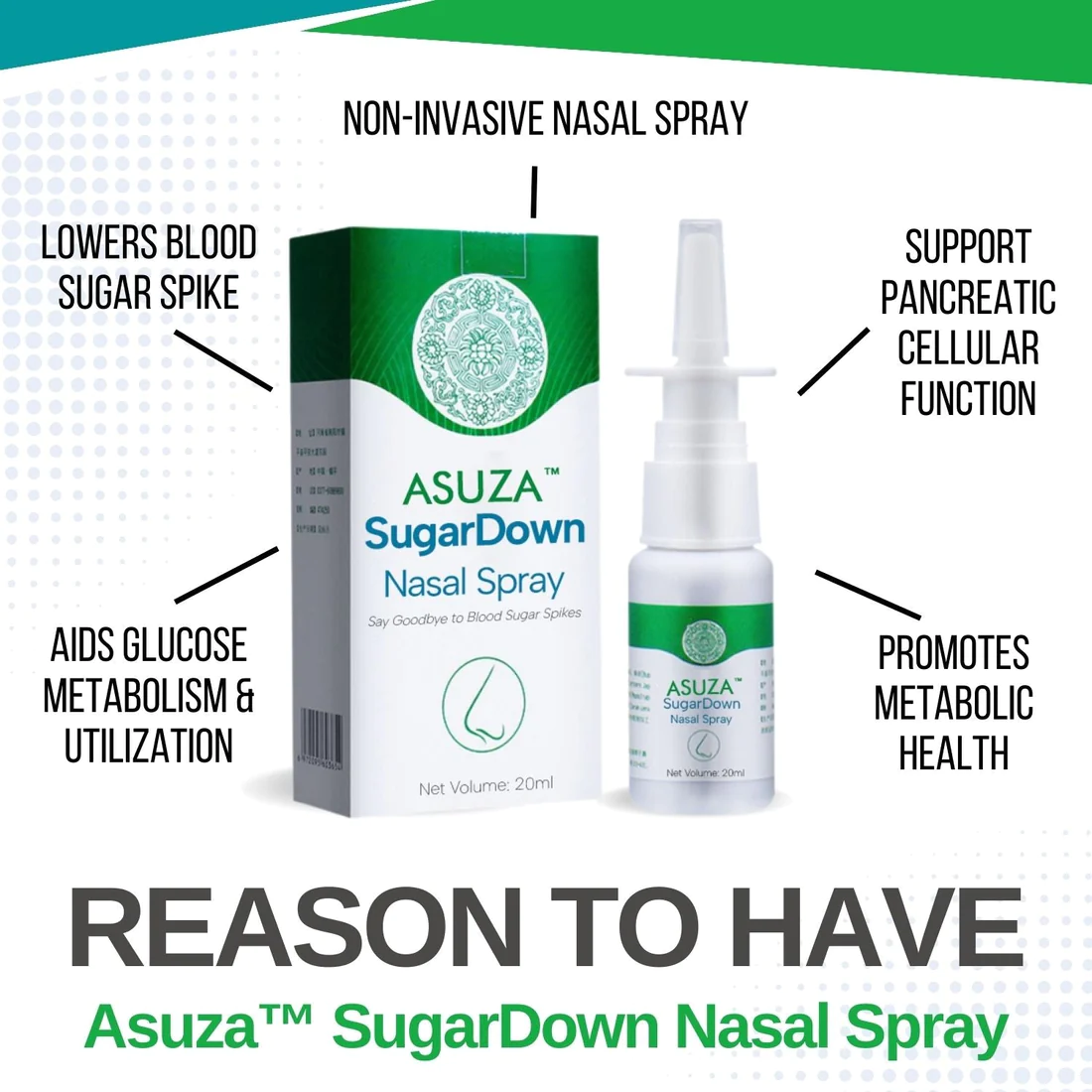 Asuza SugarDown Nasal Spray