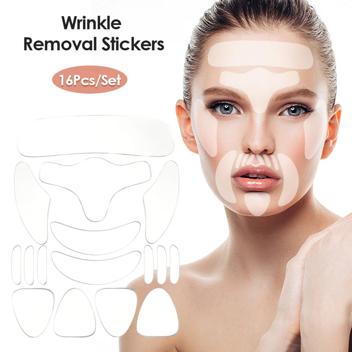 WrinkleEase  Anti-Wrinkle Silicone Face and Body Patches (All in one)