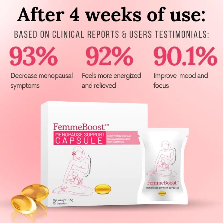 FemmeBoost Menopause Support Capsules