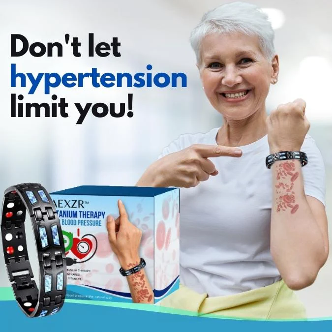 AEXZR Titanium Therapy Bracelet  for Blood Pressure