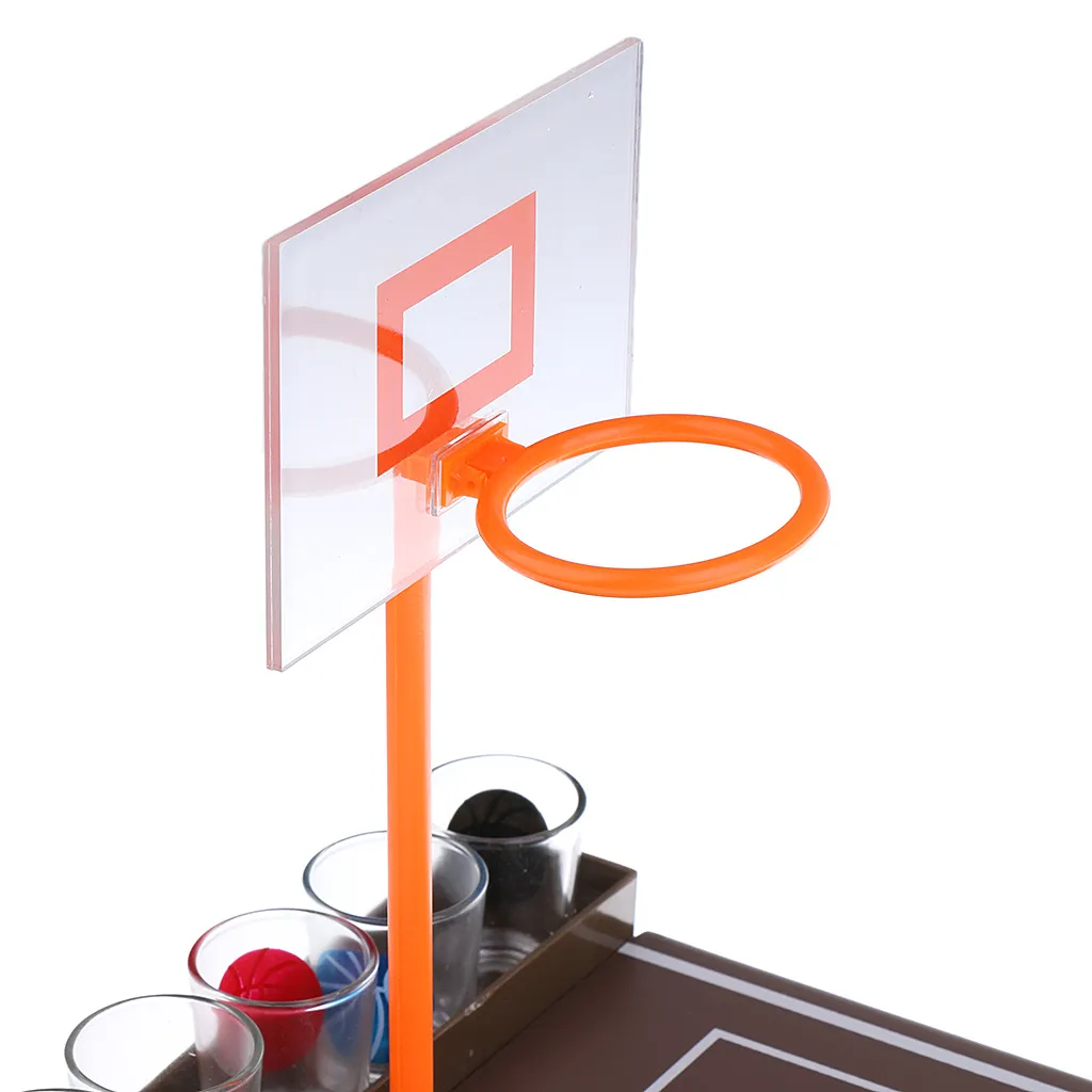 Mini Glass Basketball Table Drinking Game