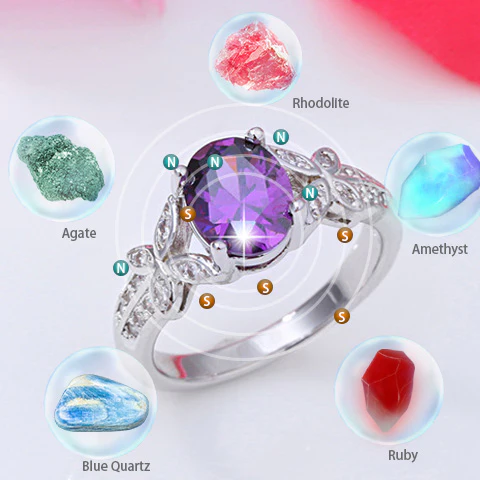 EnĂŠas Crystal-Crystal Slimming Ring