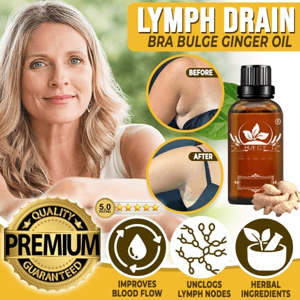 LymphDrain Bra Bulge Ginger Oil