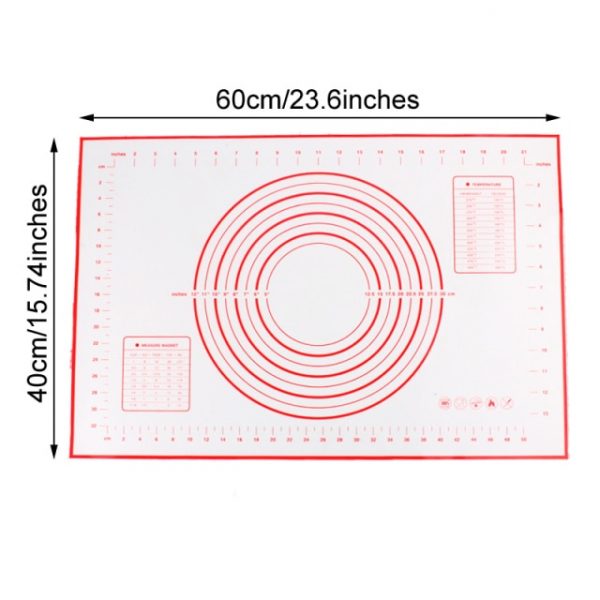 Instant-Measure Baking Mat