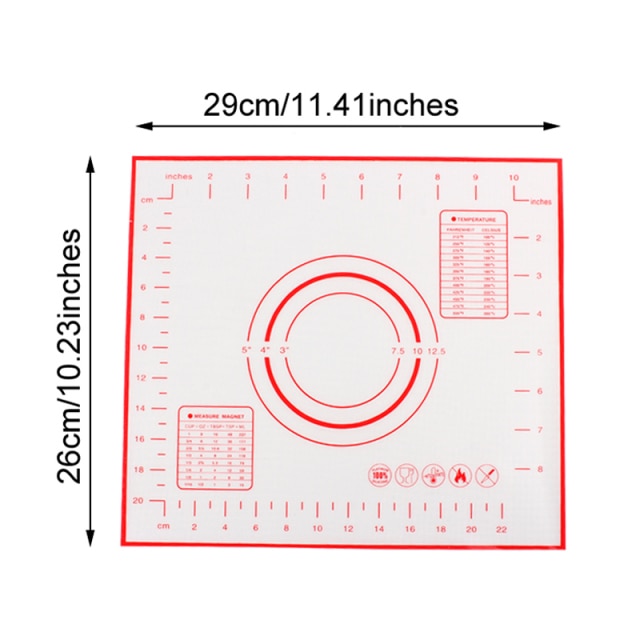 Instant-Measure Baking Mat