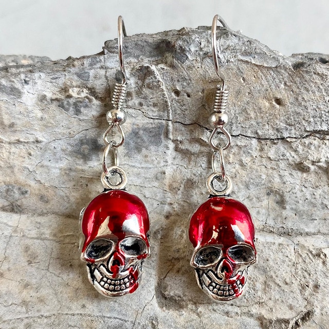 Bloodstained Horror Halloween Earrings