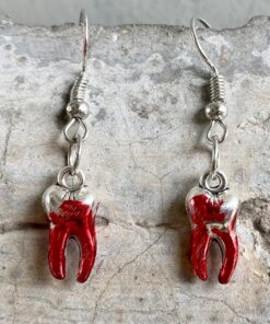 Bloodstained Horror Halloween Earrings