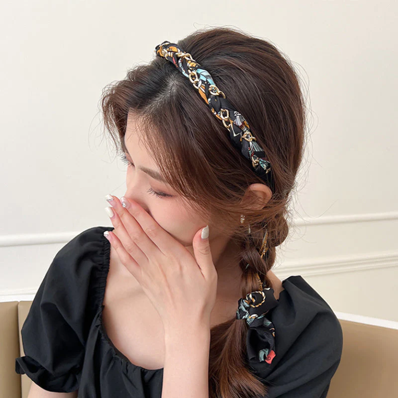 Retro Long Ribbon Headband