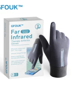 GFOUK Titanium Ionized Far Infrared Therapy Arthritis Gloves