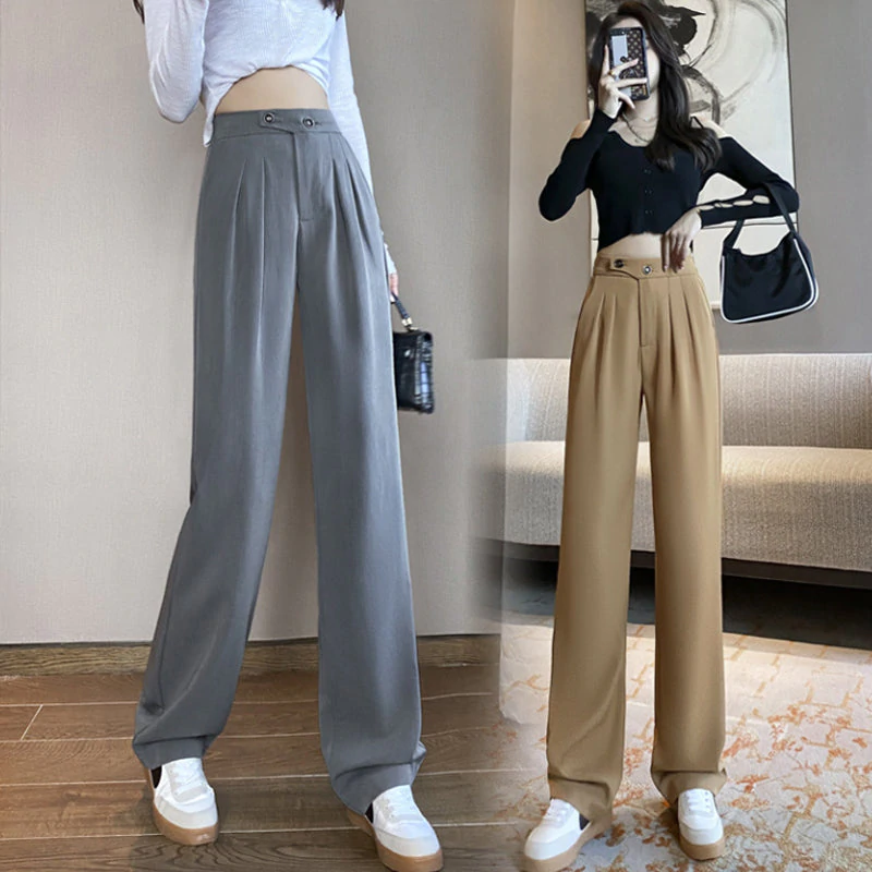 Women's High Waist Wide Leg Pants