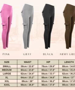 Multi Pockets Stretchy Yoga Pants