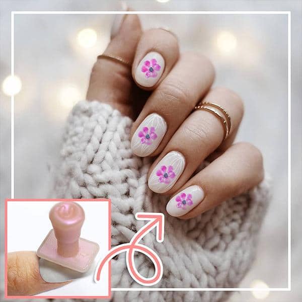 3D Flower Nail Stamper