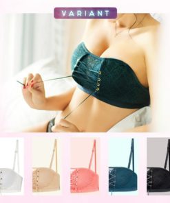 Lace Strapless Drawstring Pretty Bandeau