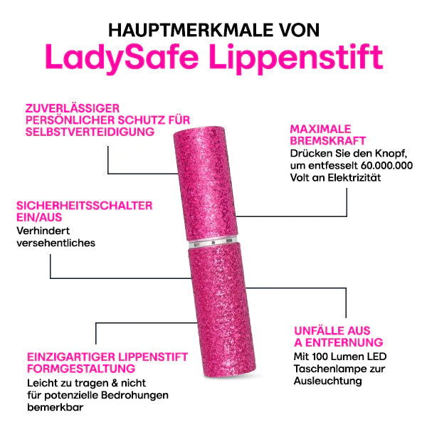 GFOUK LadySafe 60.000.000 ElectraStun Lippenstift