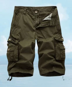 Mens Cotton Stylish Durable Cargo Shorts