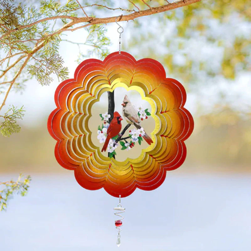 3D Garden Hummingbird Wind Spinner