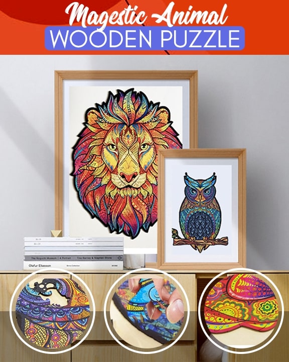 Majestic Animal Wooden Puzzles