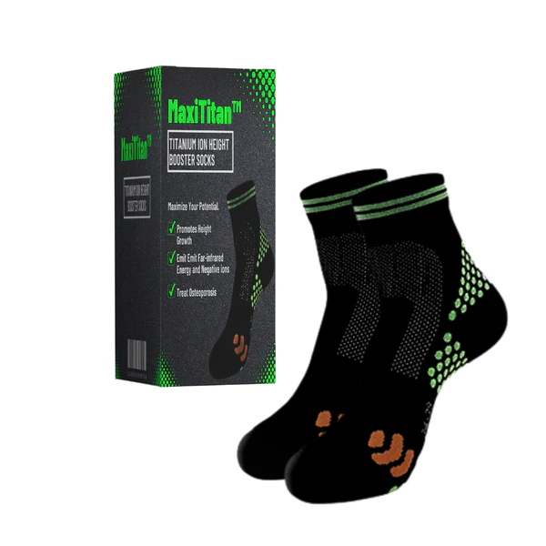 MaxiTitan Titanium Ion Height Booster Socks