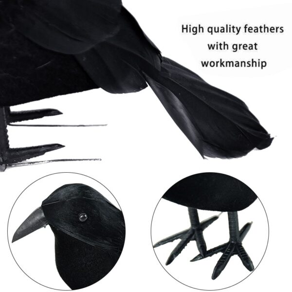 Black Crow Halloween Home Decor