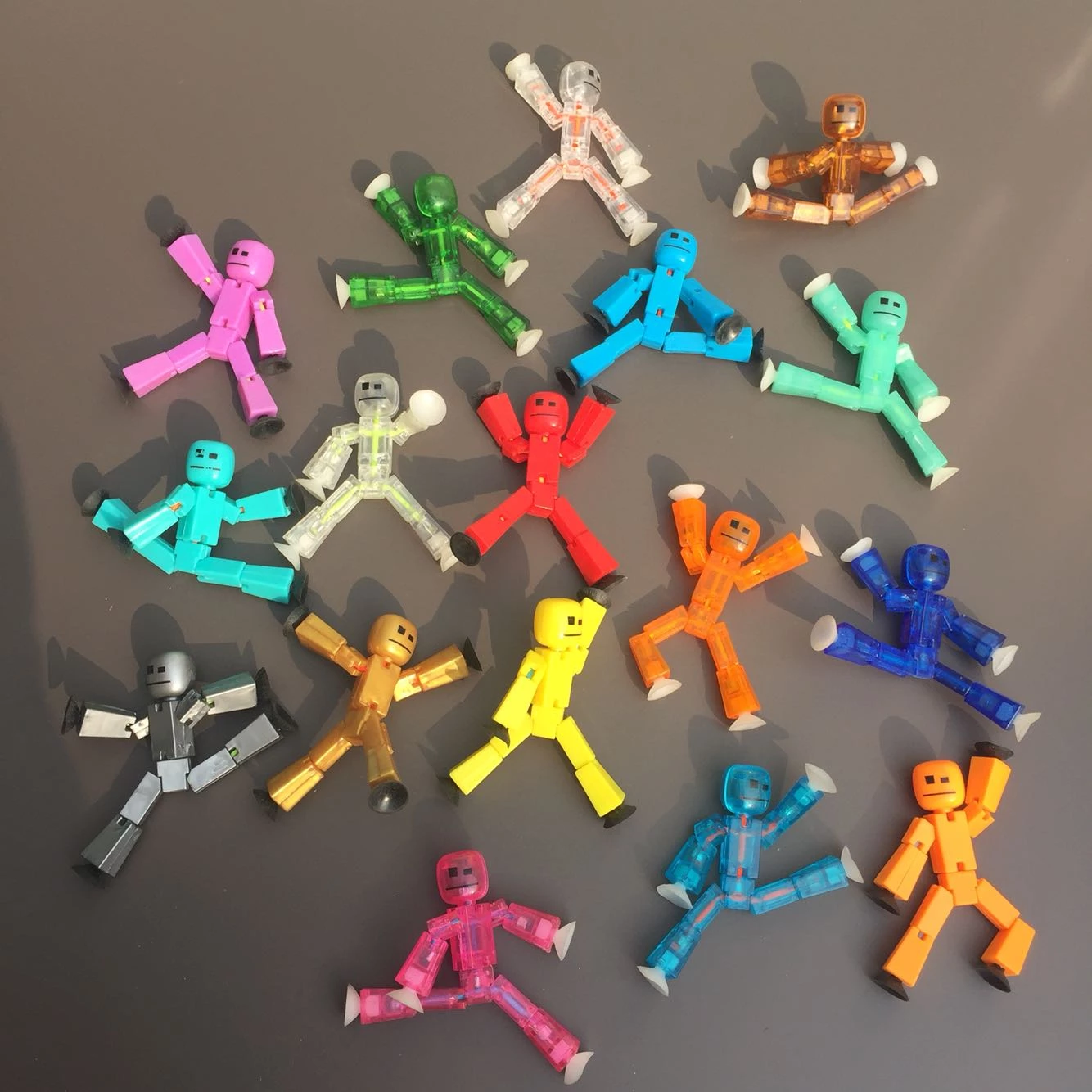 Suction Cup Stick Bots Sticky Robot Toys