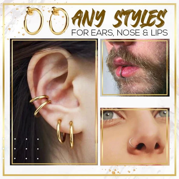 No Piercing Retractable Earrings