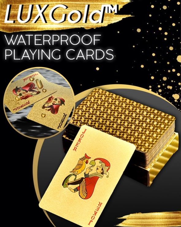 LUXGold Waterproof Playing Cards