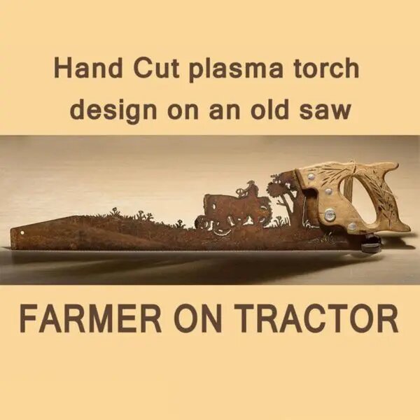 Cut Hand Saw Metal Art