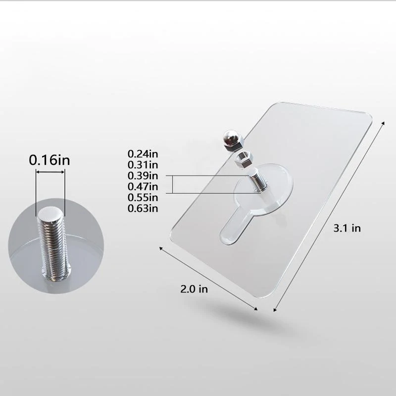 Punch-Free Non-Marking Screw Stickers