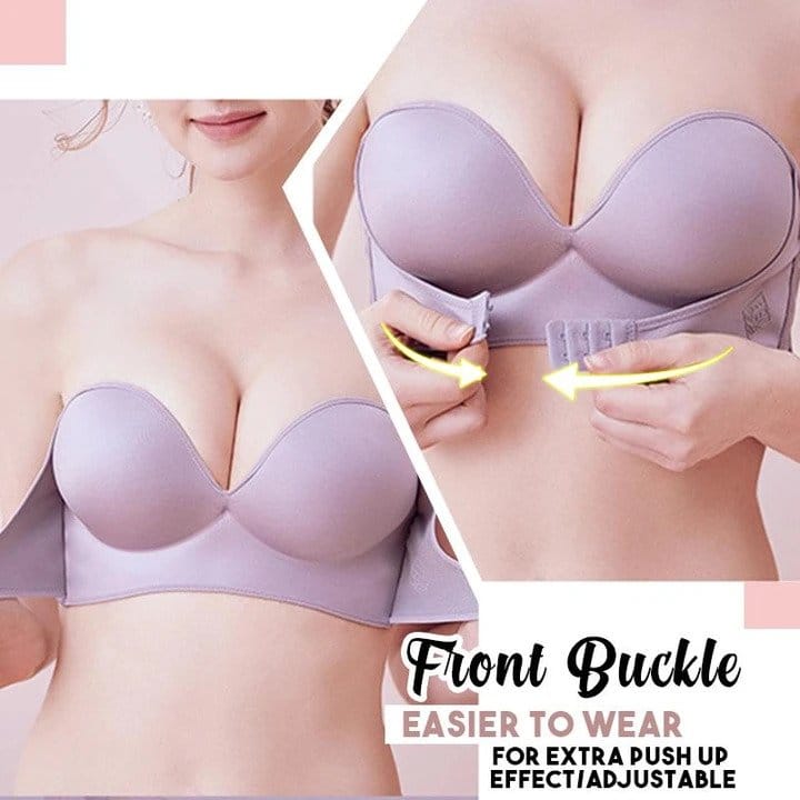 Instant Lift Front Lock Strapless Bra