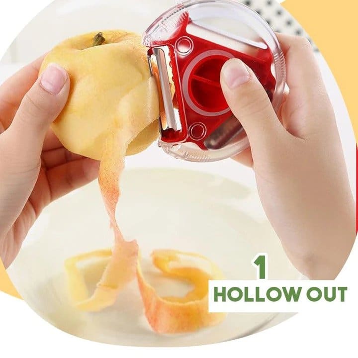 Handy Rotating Pyramid Peeler