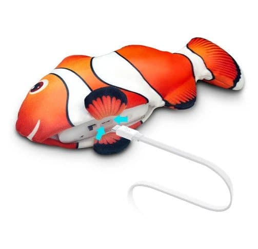 Interactive Plush Fish Toy