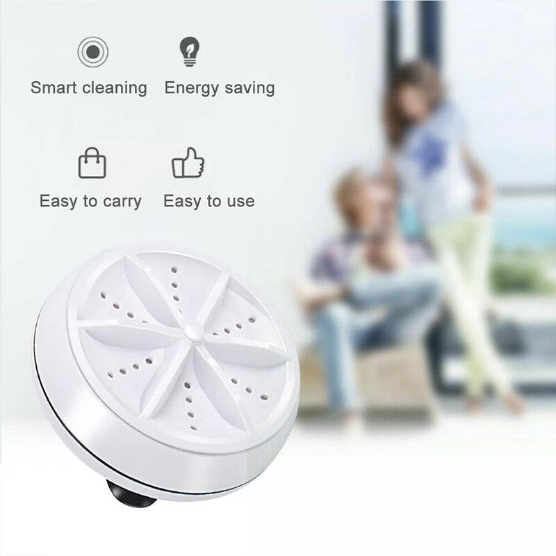 Ultrasonic Mini Portable Turbo Washing Machine