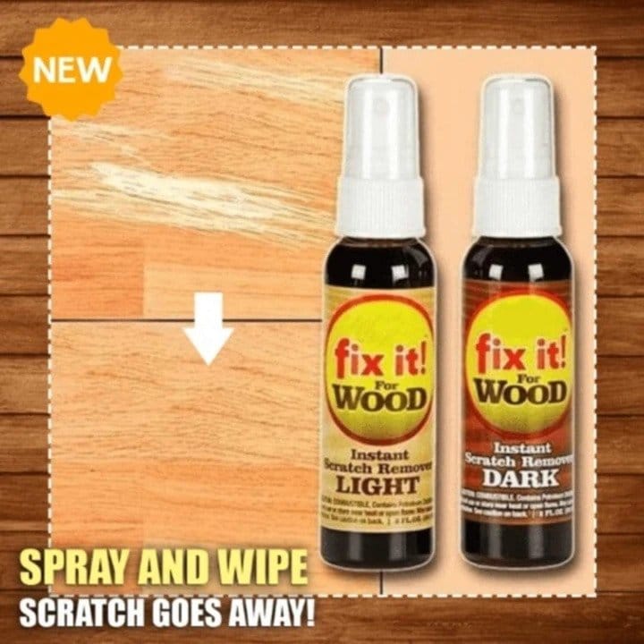 Fast Acting Wood Scratch Repair