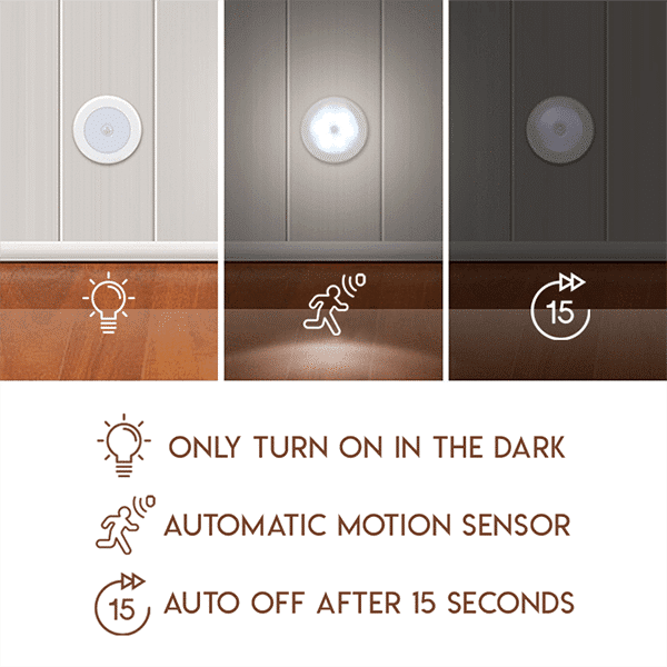 Magnetic Motion Sensor Light