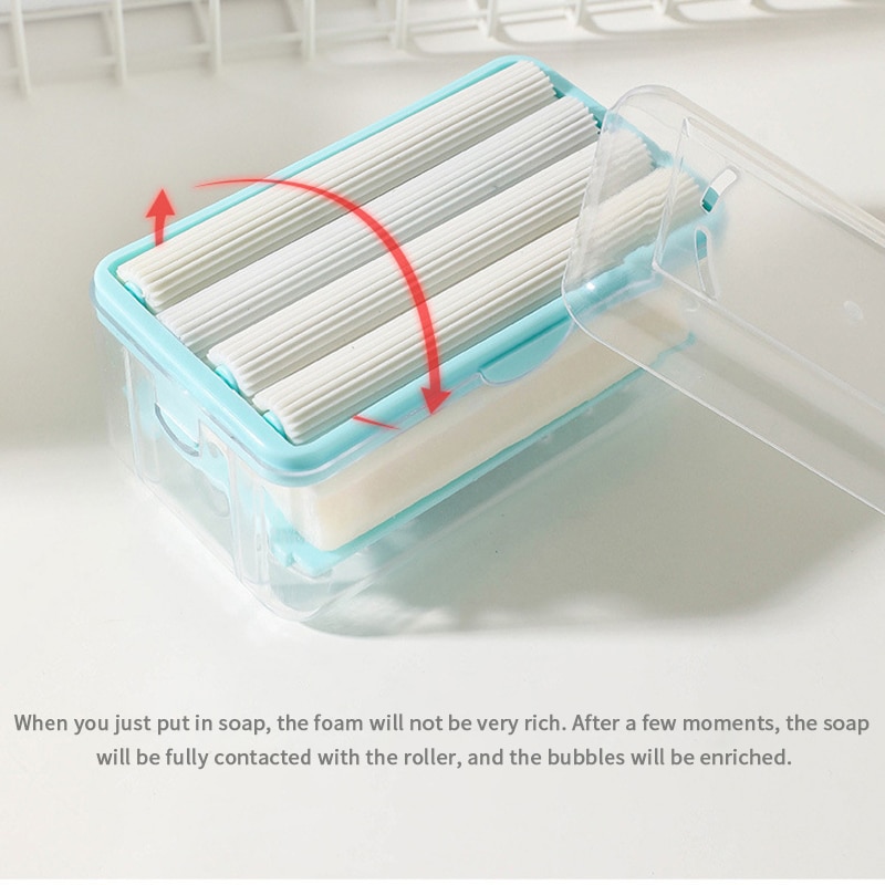 2 IN 1 Soap Cleaning Storage Foaming Box