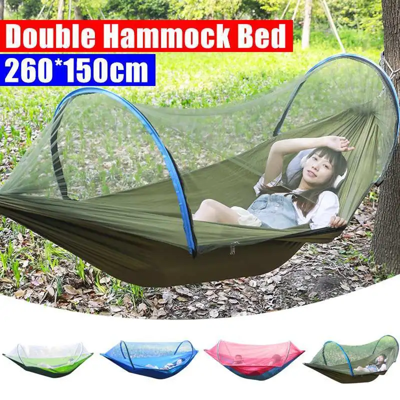 Portable Outdoor Mosquito Parachute Hammock