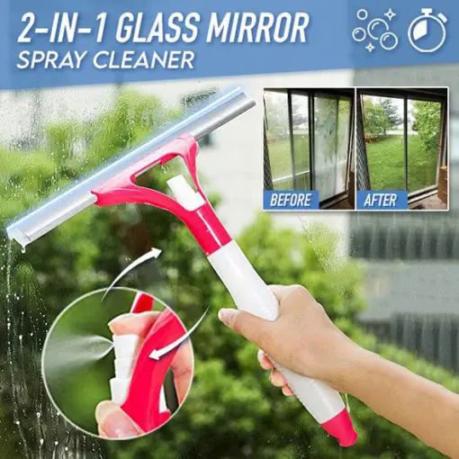 2-in-1 Glass Mirror Spray Cleaner