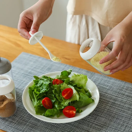 2 in 1 Sauce Seasoning Jar with Spoon