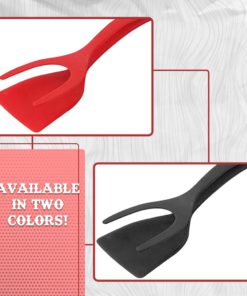 2 in 1 Tongs Grip and Flip Spatula