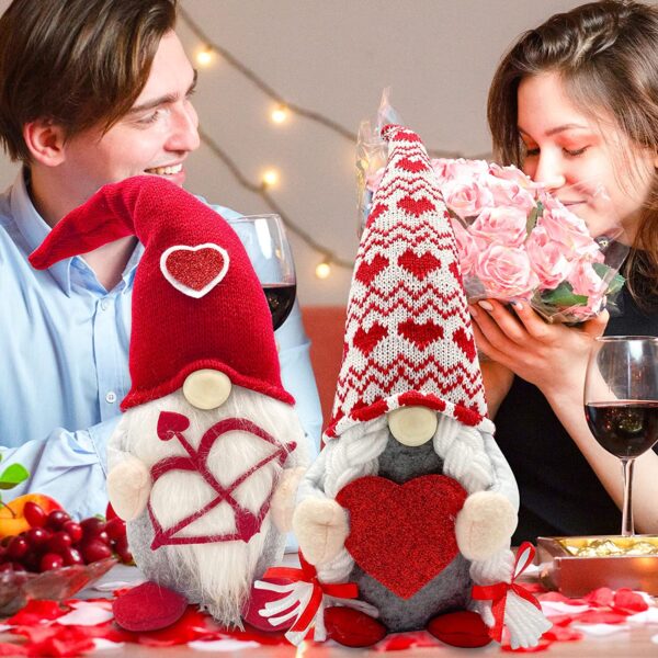 Valentine's Day Gnomes Plush Decorations