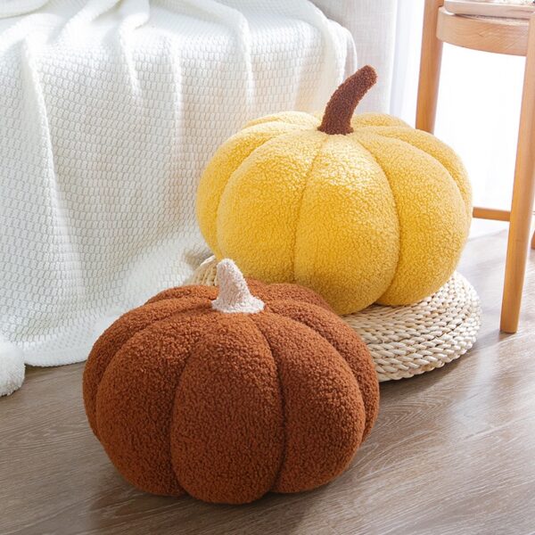 Soft Pumpkin Plush Halloween Pillows